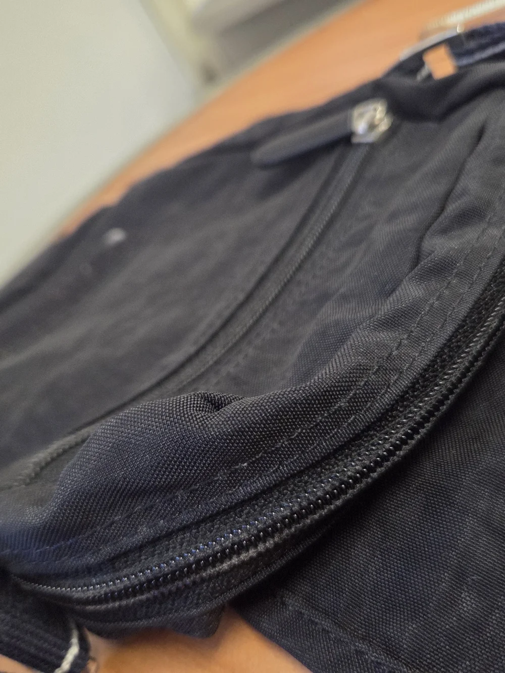 Lancetti Black Messenger Crossbody Bag for Men